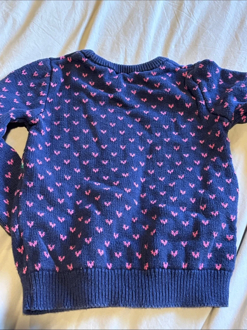 OshKosh B'gosh Navy Unicorn Fair Isle Crewneck Sweater
